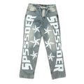 Sp5der MX555 Washed Blue Denims