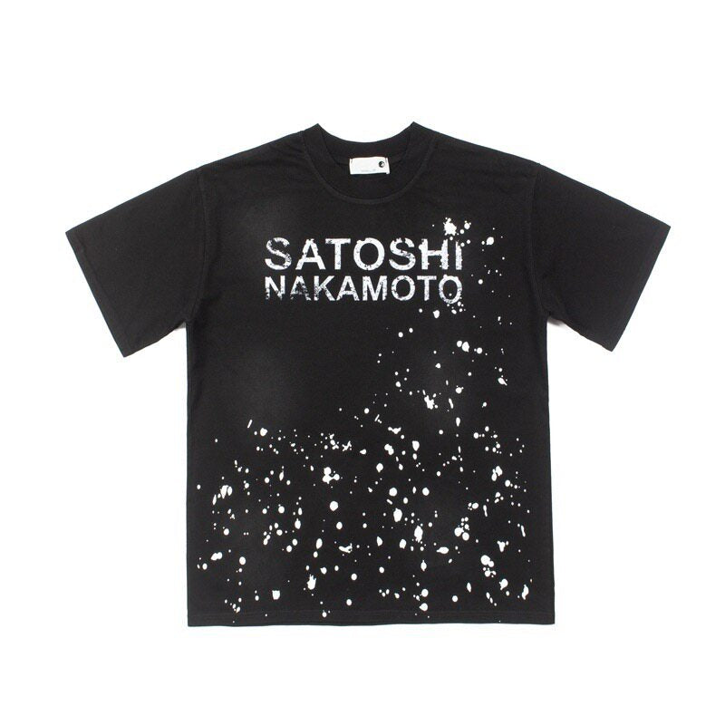 SATOSHI NAKAMOTO HALF SLEEVES LUKE TEE