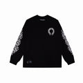 CHROME HEARTS HORSESHOE FLORAL LONG SLEEVES