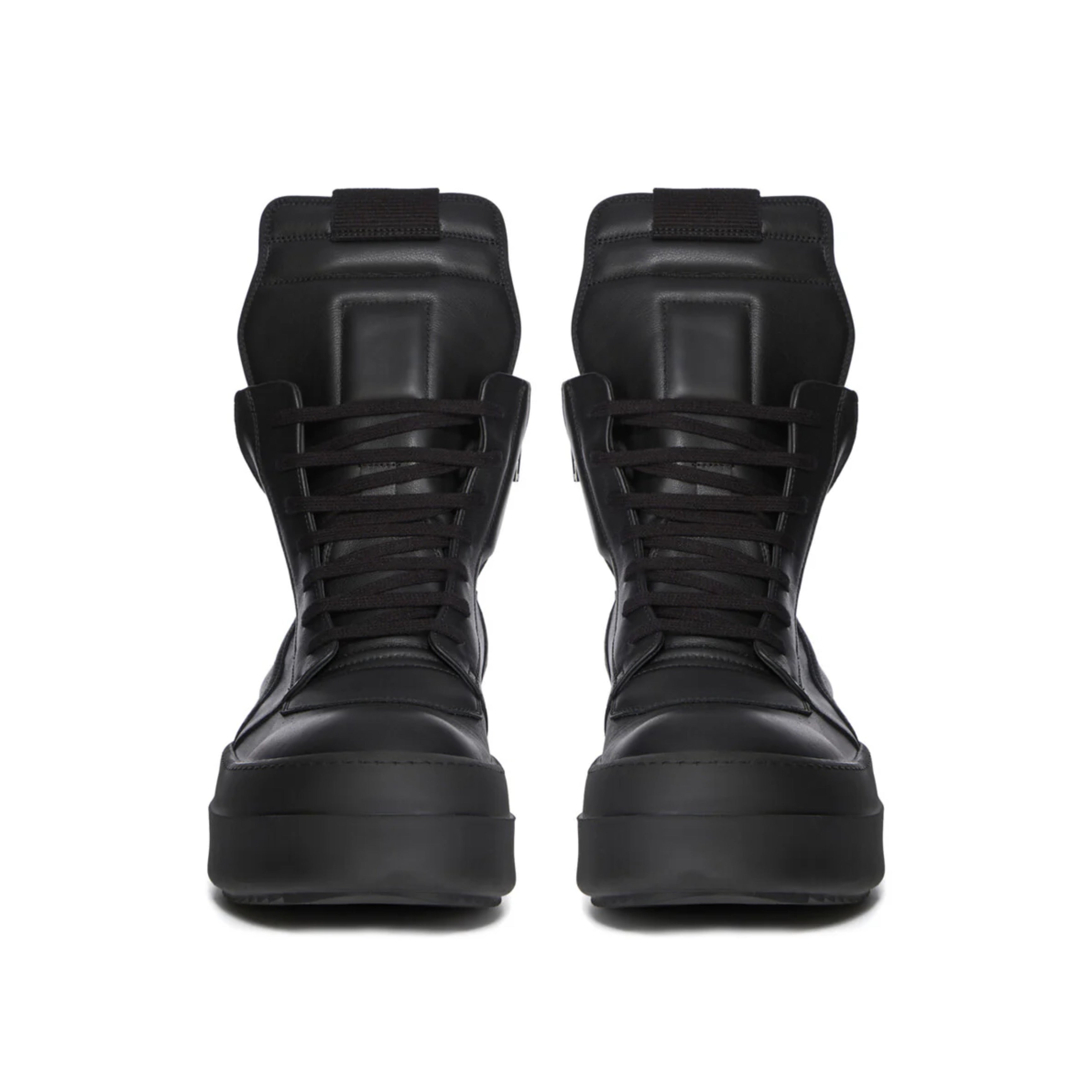 RICK OWENS MEGA BUMPER GEOBASKETS BLACK