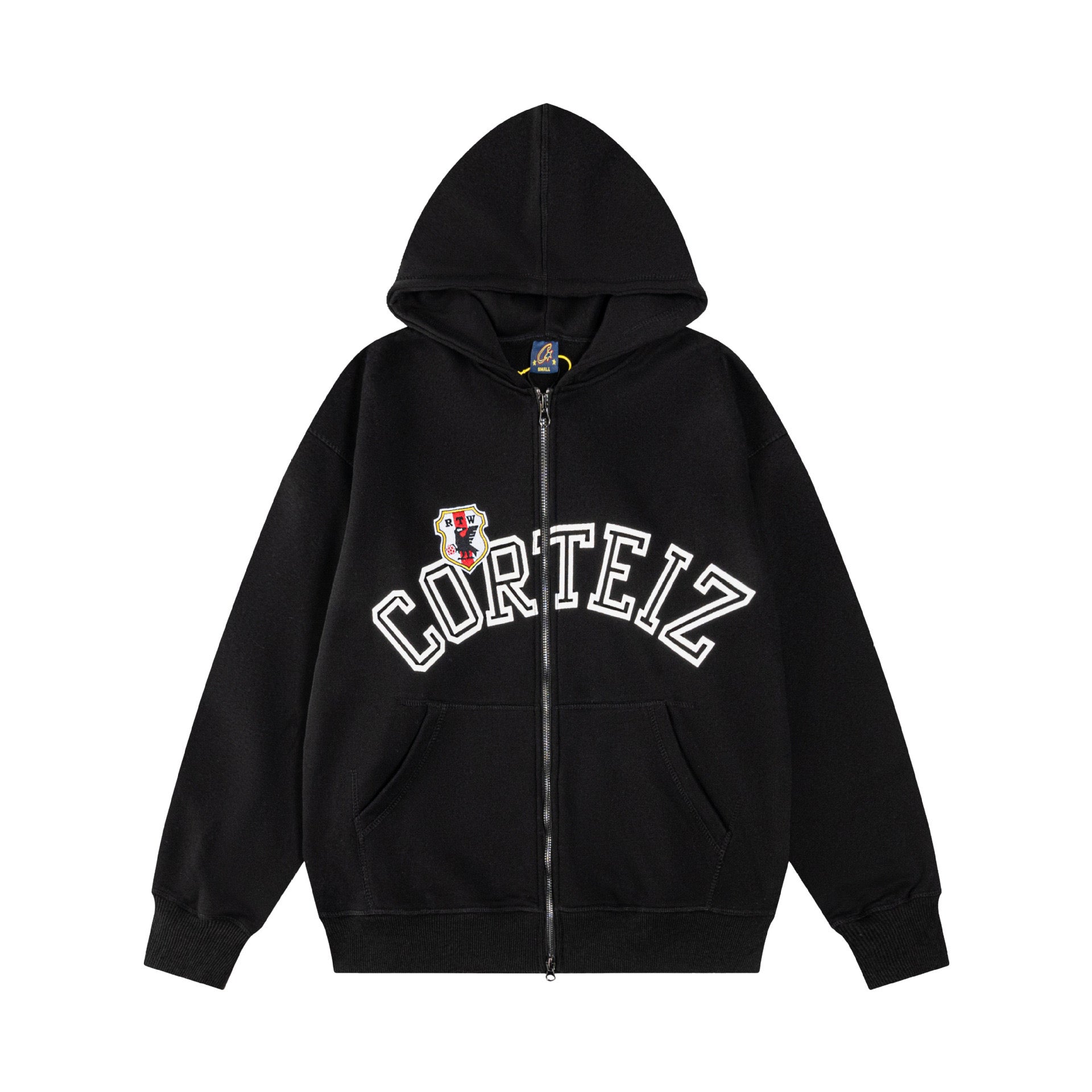 CORTEIZ ARCH SHIELD ZIP-UP HOODIE