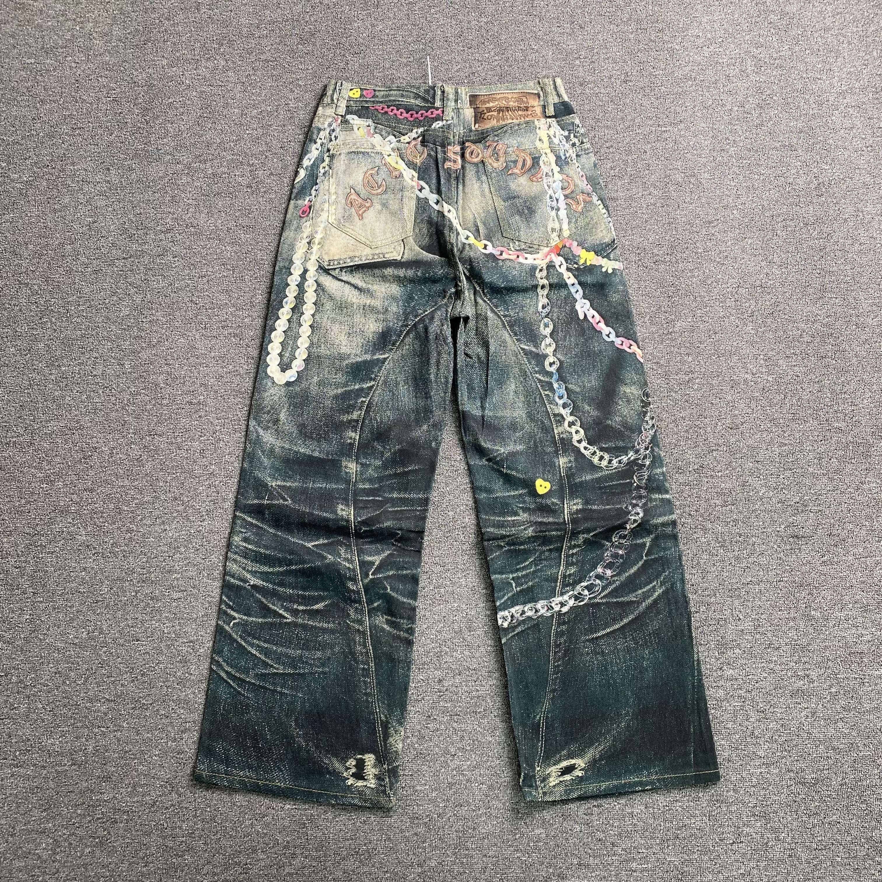 ACNE STUDIOS 1981F BAGGY FIT BLUE JEANS