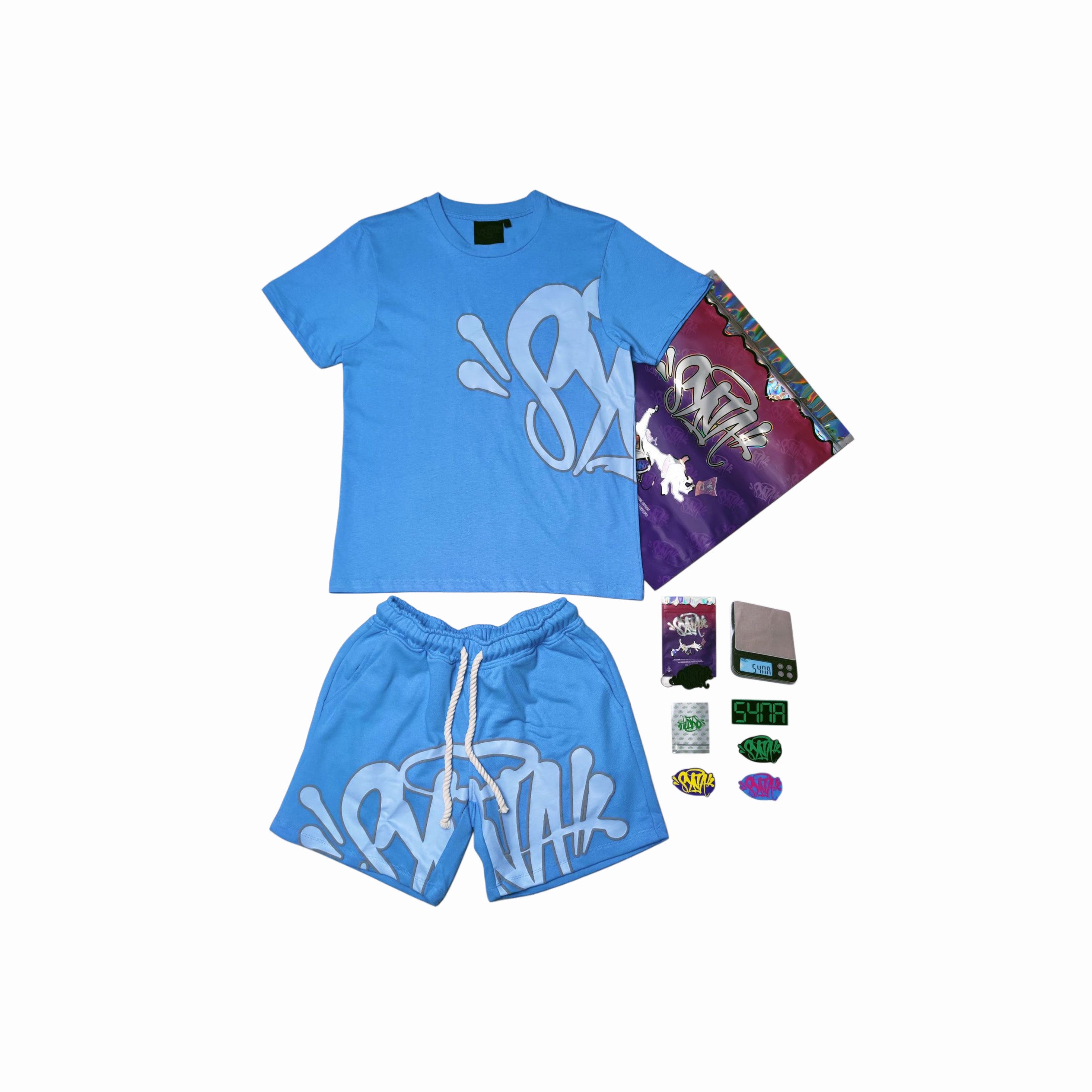 SYNA WORLD LOGO SHORTS AND T-SHIRT SET