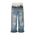 PROJECT GR TROMPE-L'ŒIL DENIM PANTS