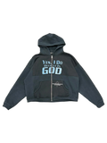 Yes I believe In God Enfant Riches Déprimés Zip-Up