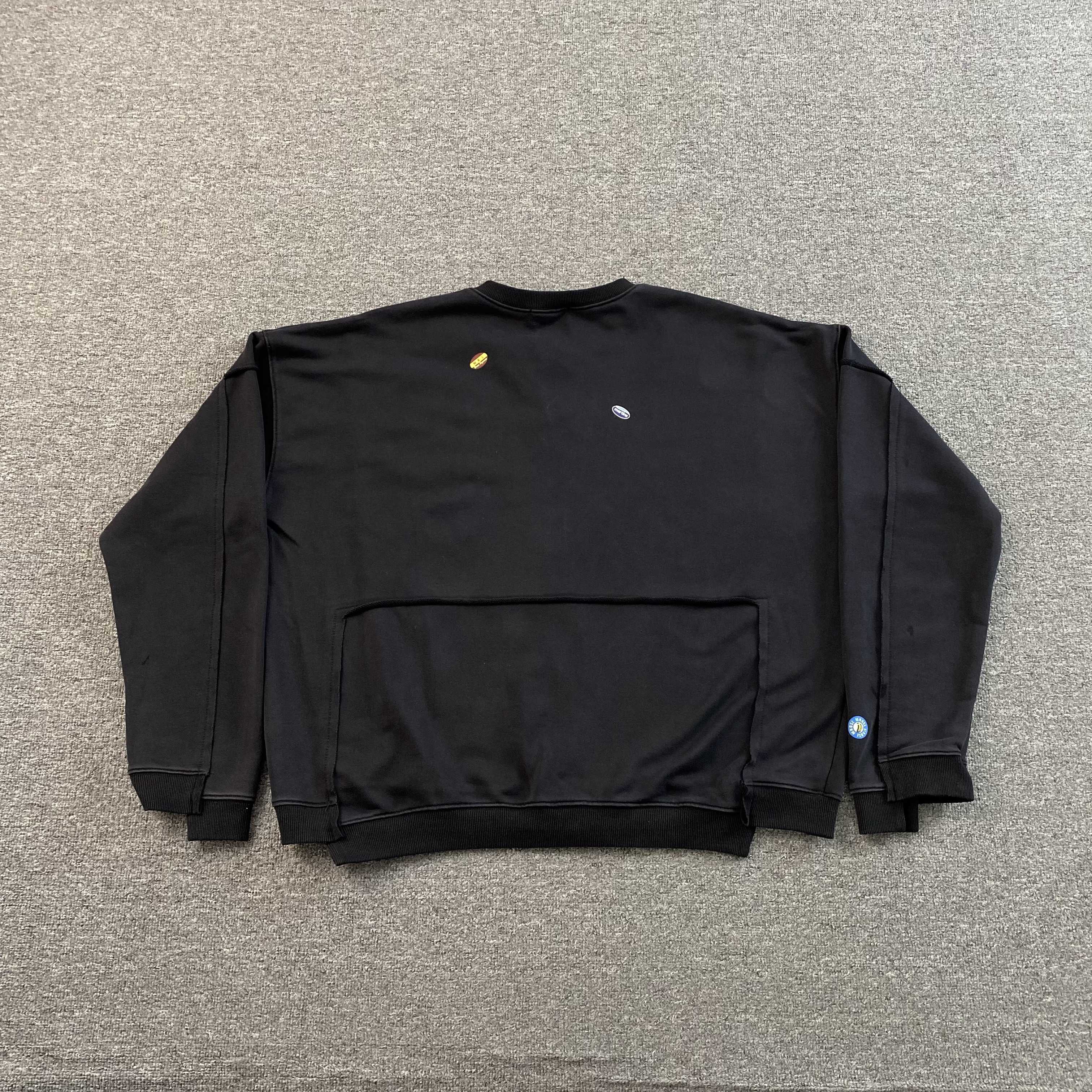 MARTIN ROSE DISTRESSED LOGO ZIP UP
