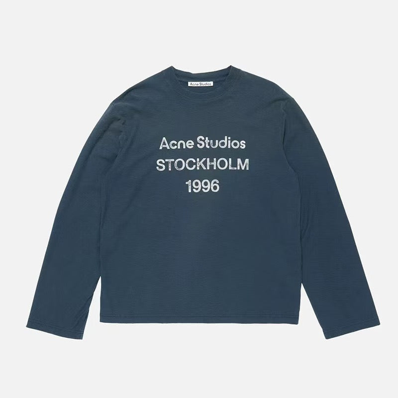 ACNE STUDIOS STOCKHOLM LOGO LONG SLEEVES T-SHIRT