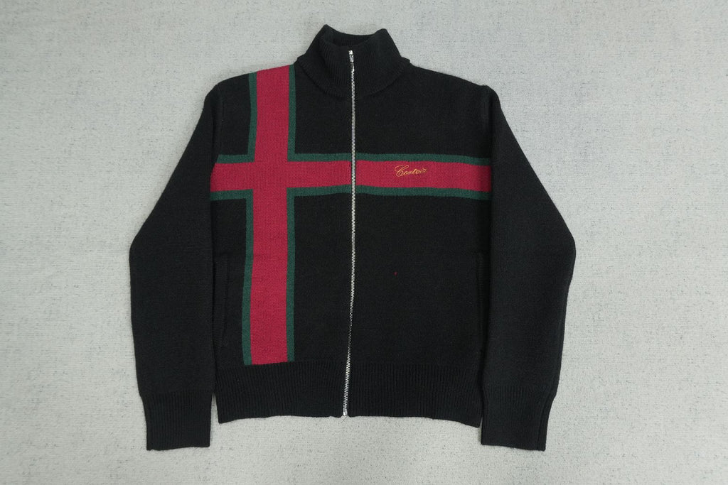 CORTEIZ LUX KNIT ZIP UP TOP