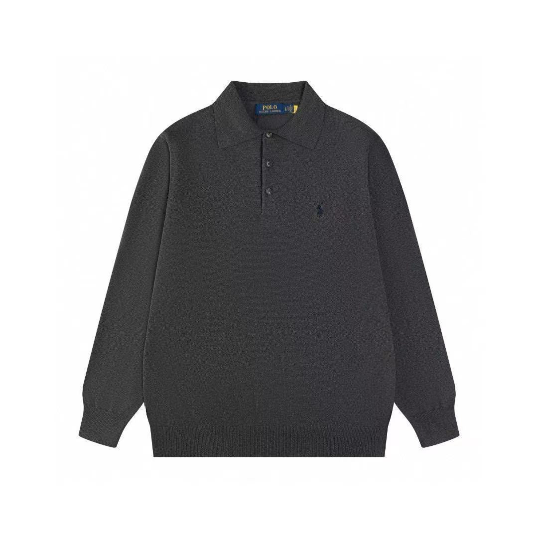 RALPH LAUREN LONG SLEEVES BASIC POLO T SHIRT