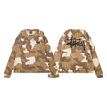STUSSY CAMOUFLAGE THERMAL SWEATSHIRT