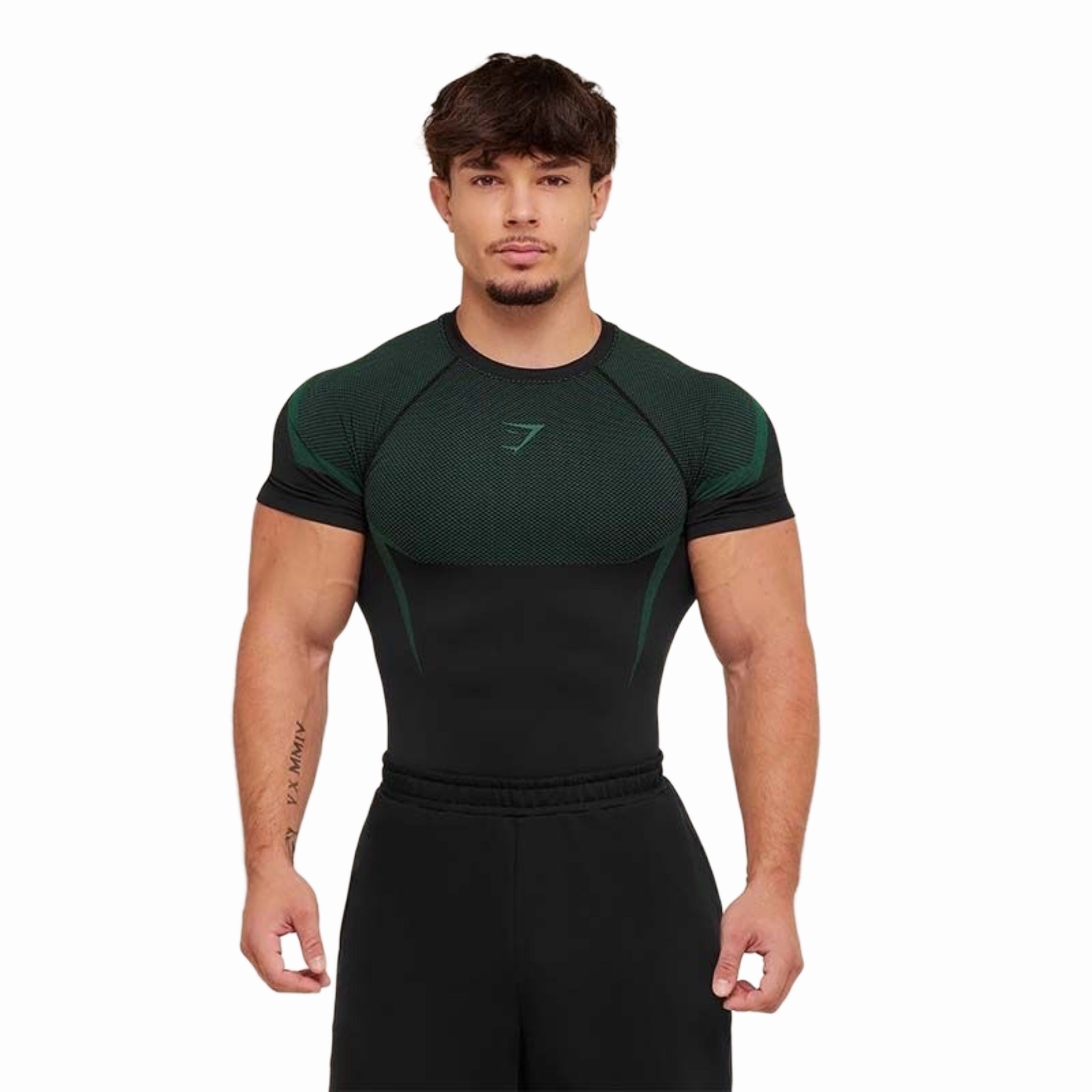 GYMSHARK ONYX V5 COMPRESSION T-SHIRT