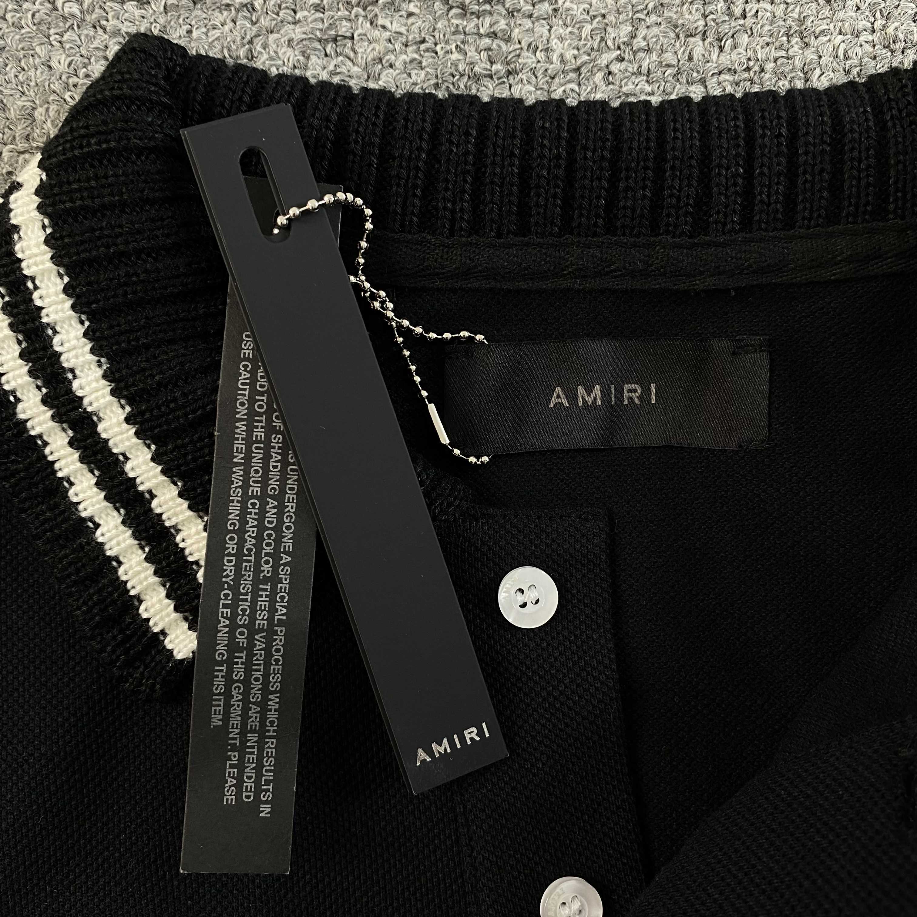 AMIRI SPORT OVERSIZED POLO T SHIRT