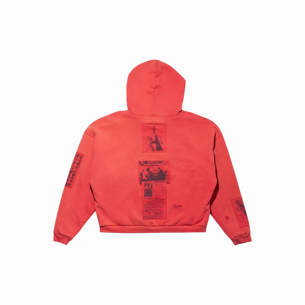 Enfants Riches Déprimés Anti Proces Thermal Lined Zip Hoodie 'Pompeian Red'