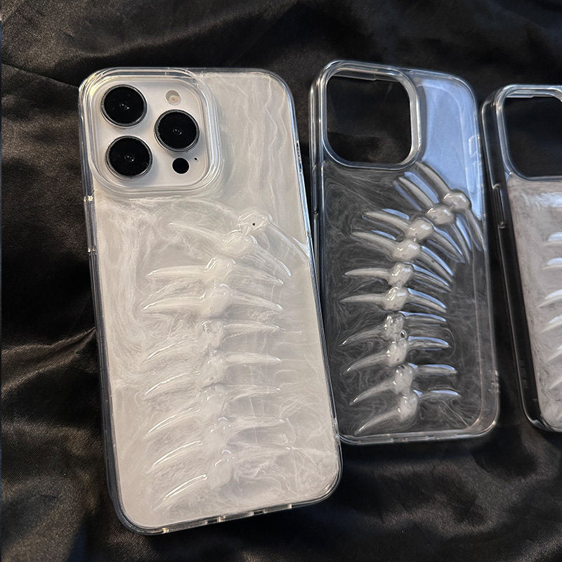 Fishbone Transparent iPhone Case