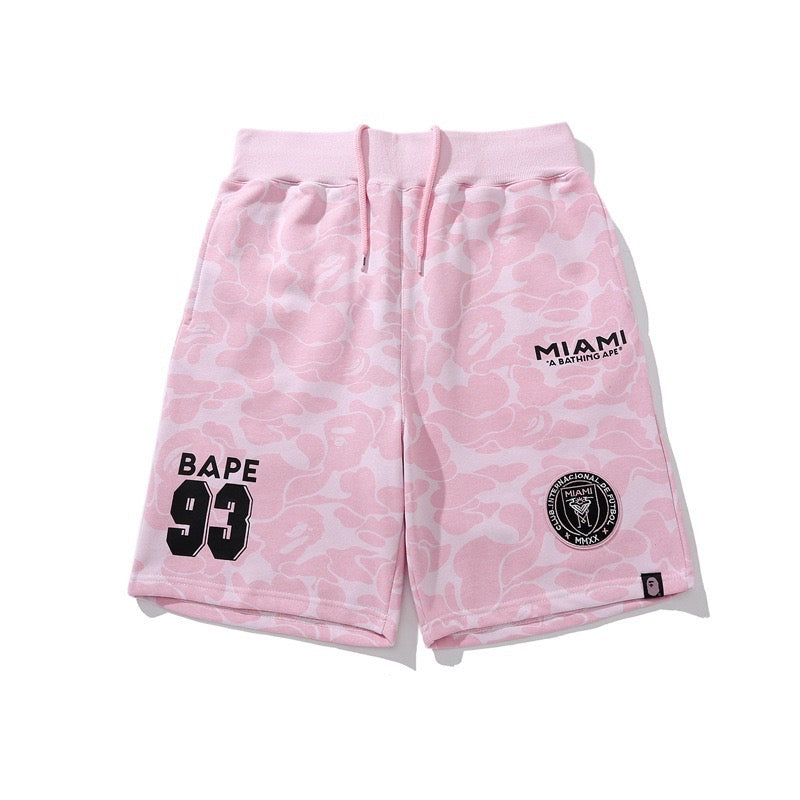 BAPE x Inter Miami CF Camo Shorts
