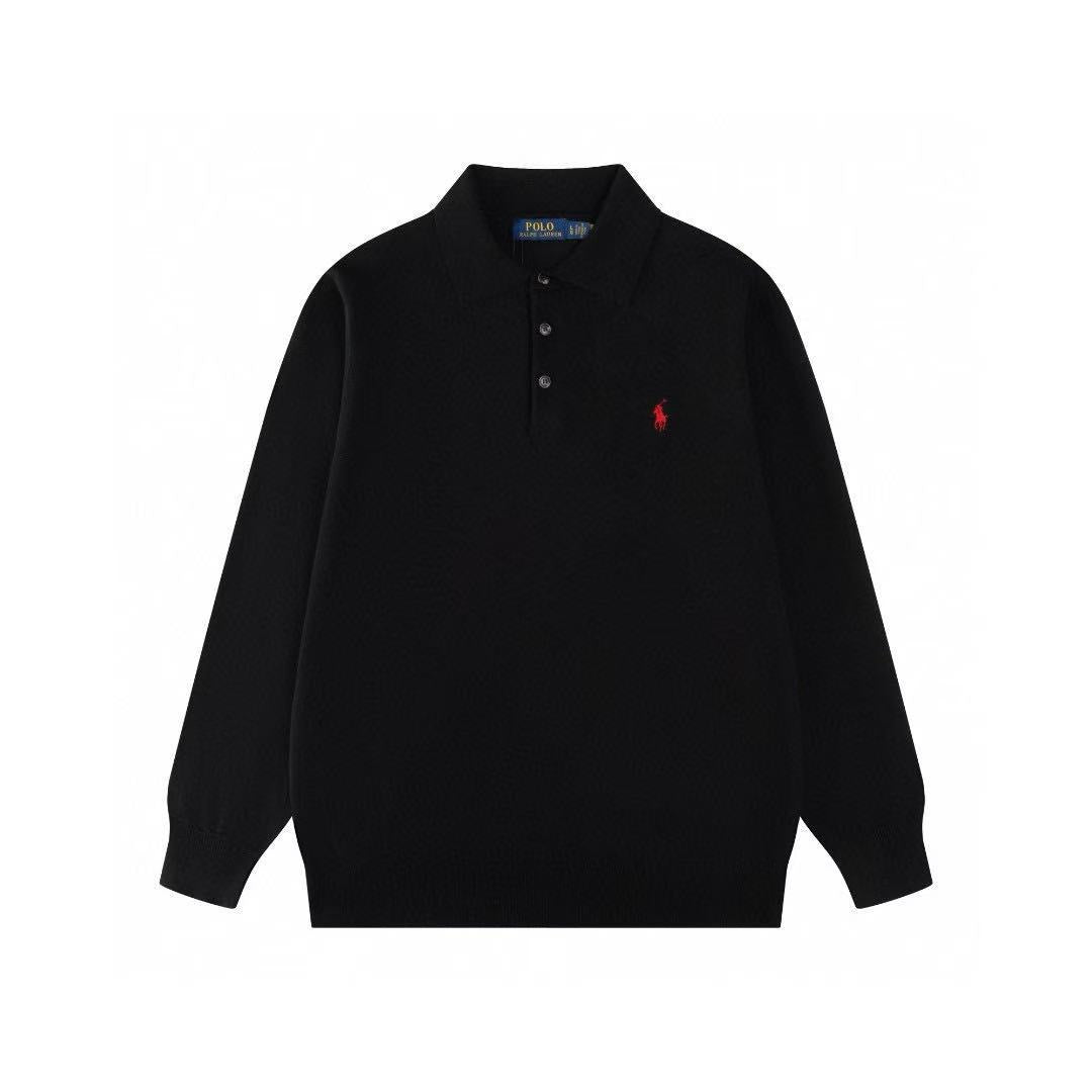 RALPH LAUREN LONG SLEEVES BASIC POLO T SHIRT