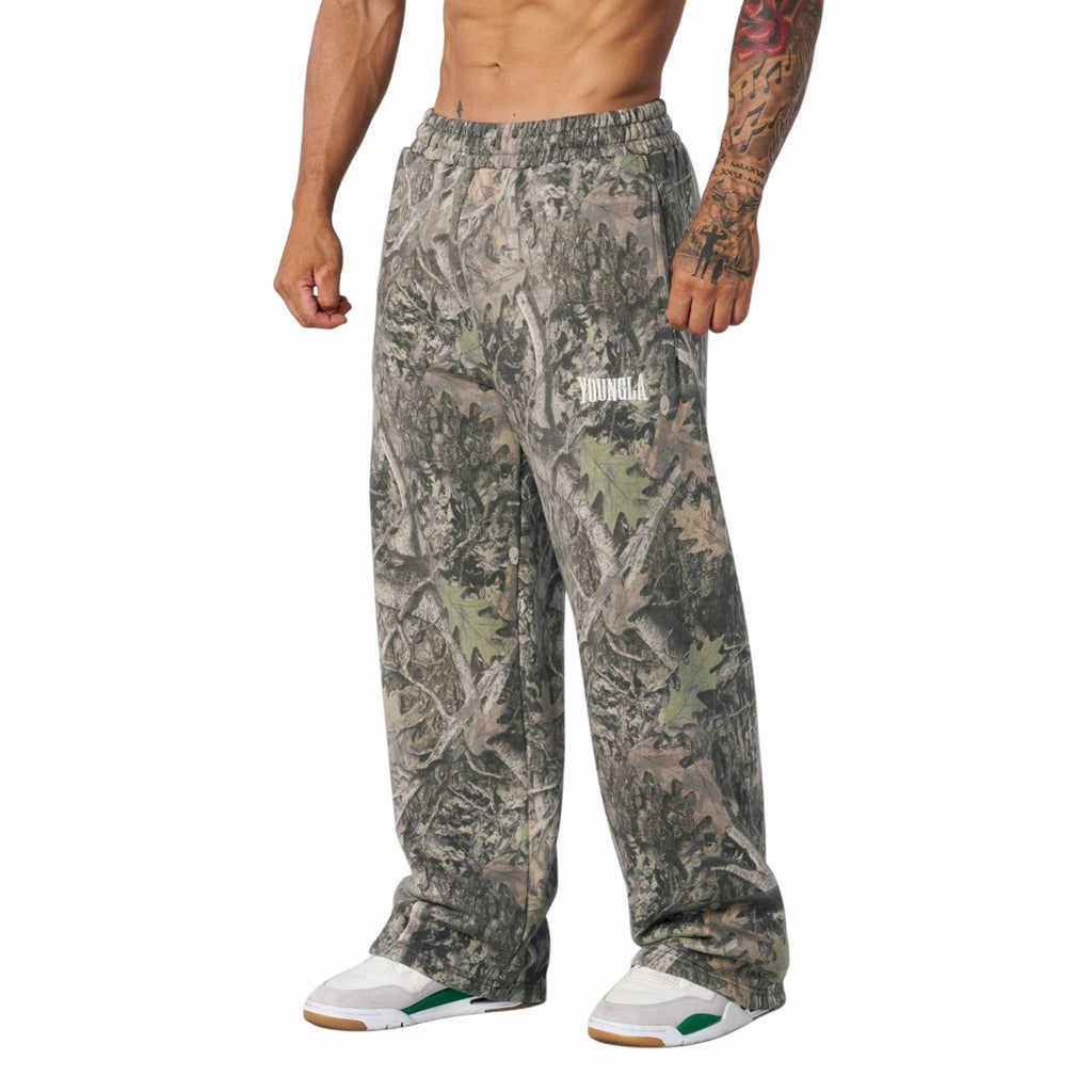 YOUNGLA TREE CAMO BAGGY SWEATS