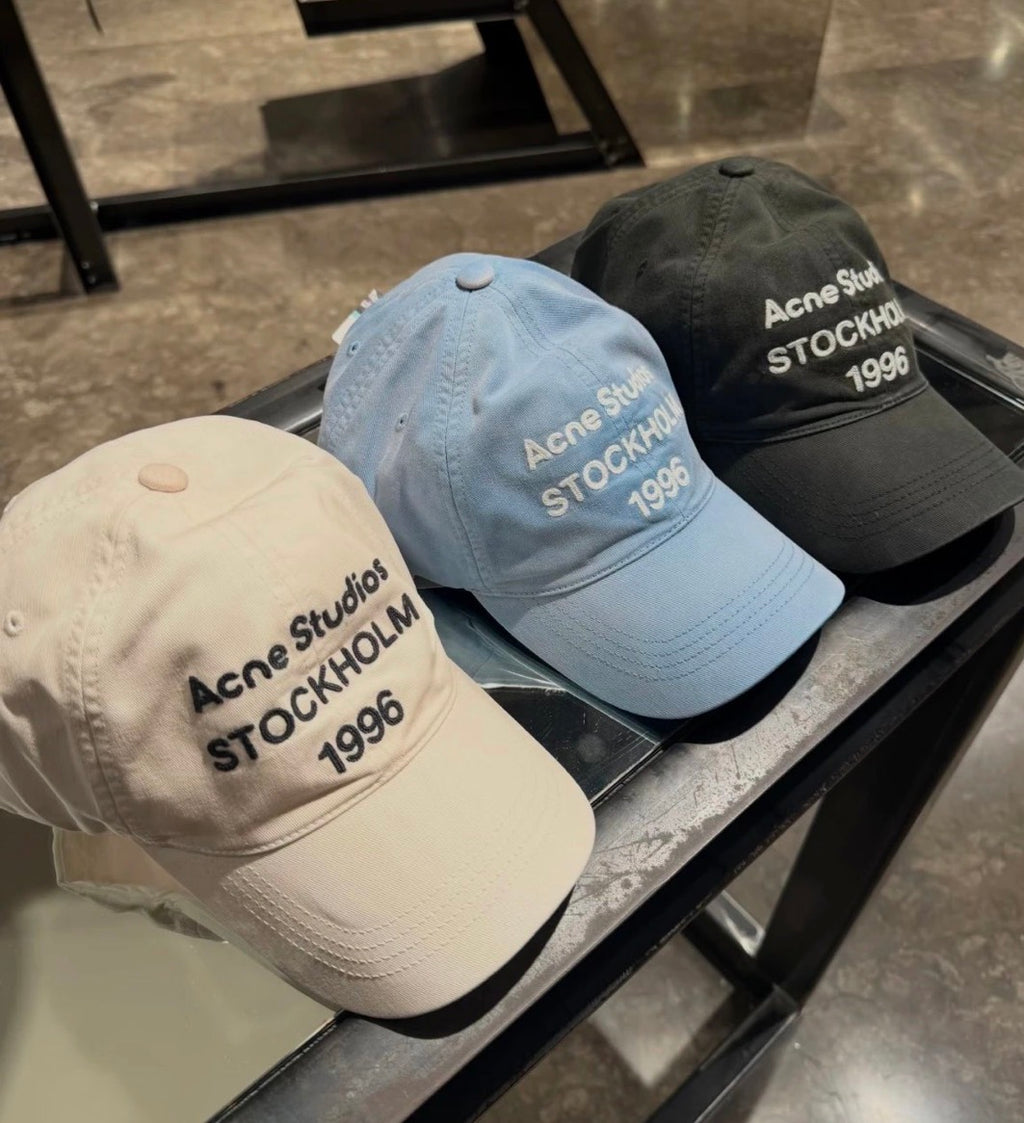 ACNE STUDIOS LOGO CAP