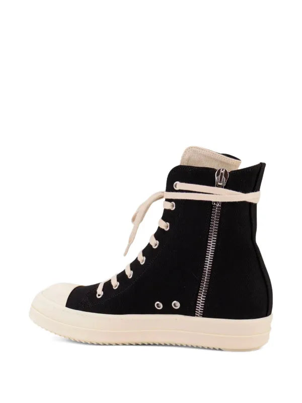 RICK OWENS DRKSHDW
CANVAS HIGH-TOP SNEAKERS