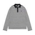 CHROME HEARTS STRIPED POLO T-SHIRT