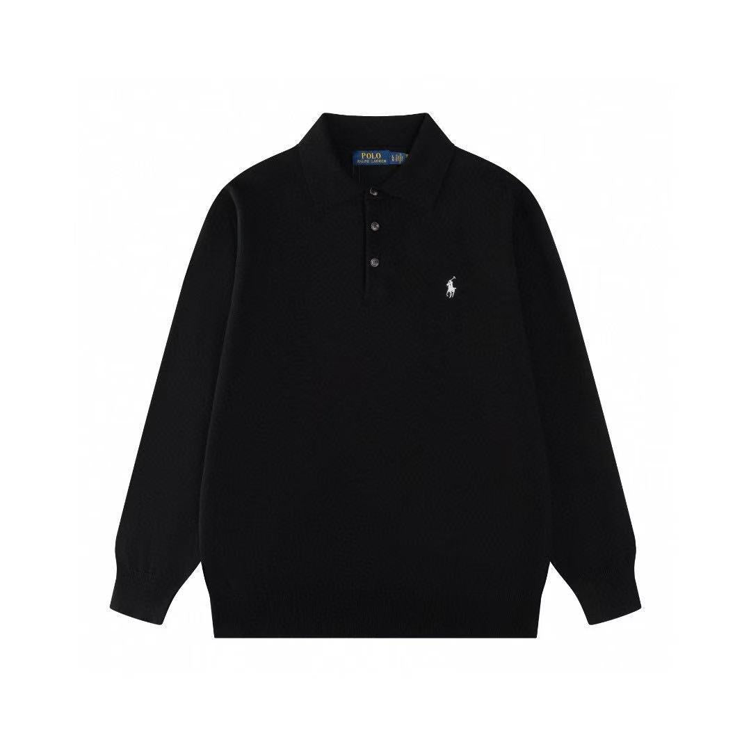 RALPH LAUREN LONG SLEEVES BASIC POLO T SHIRT