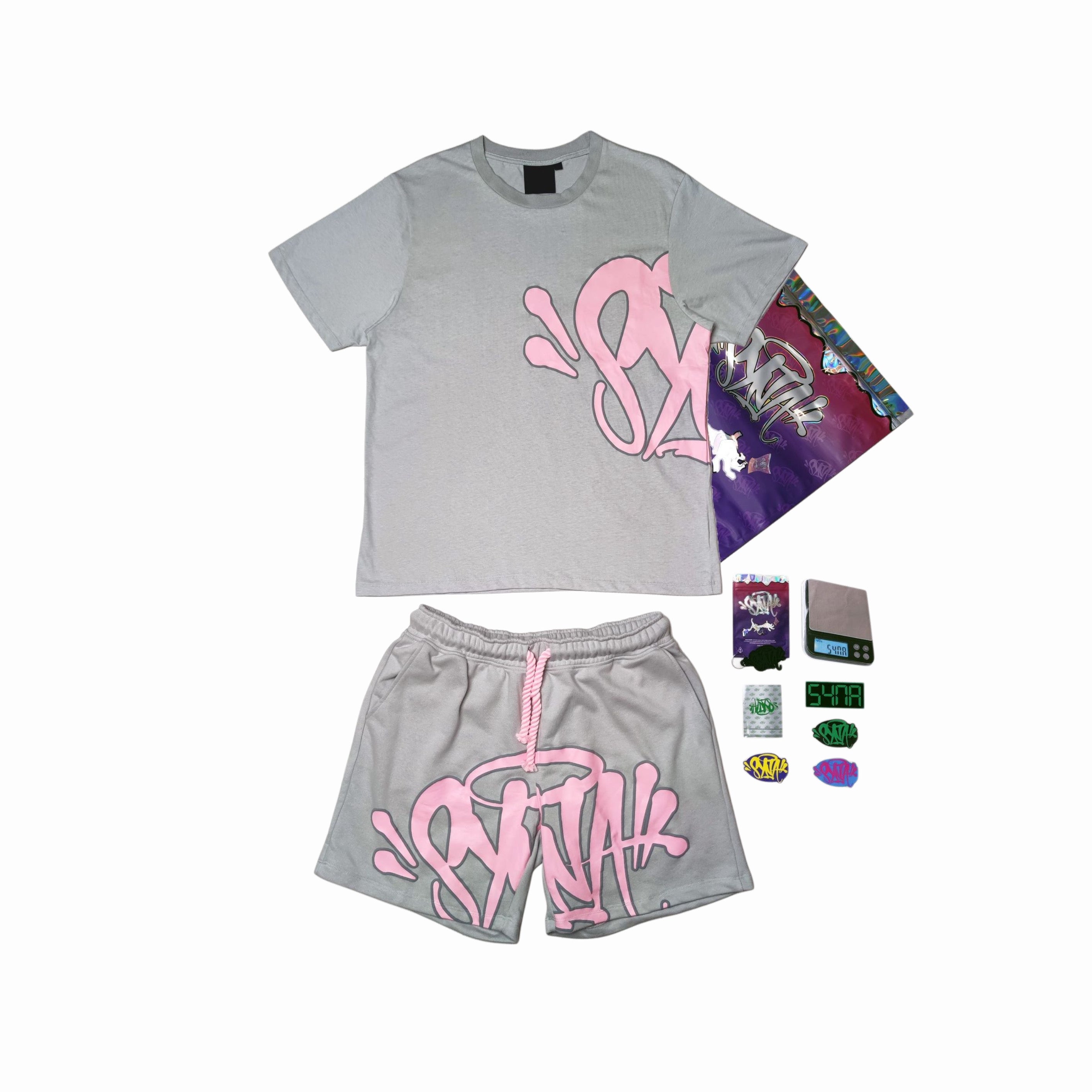 SYNA WORLD LOGO SHORTS AND T-SHIRT SET