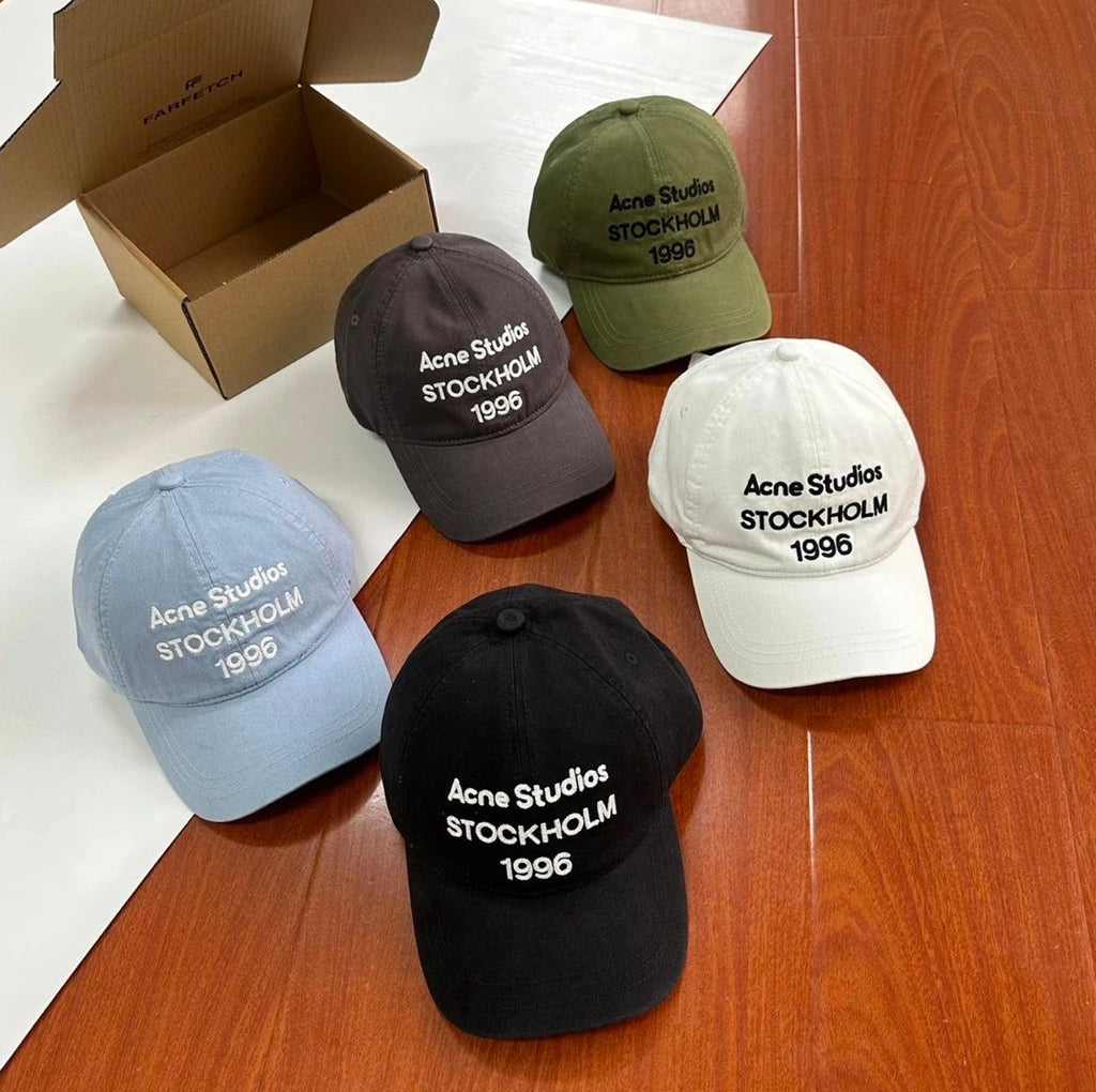 ACNE STUDIOS LOGO CAP