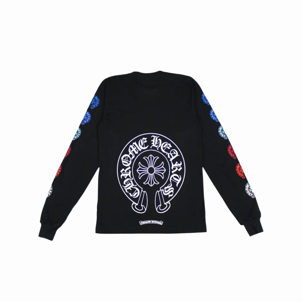 CHROME HEARTS MULTICOLOUR HORSESHOE L/S T-SHIRT