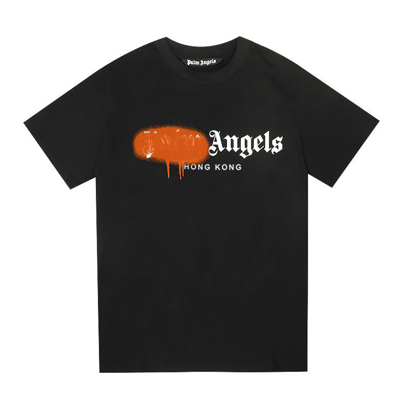 PALM ANGELS SPRAYED LOGO T SHIRT
