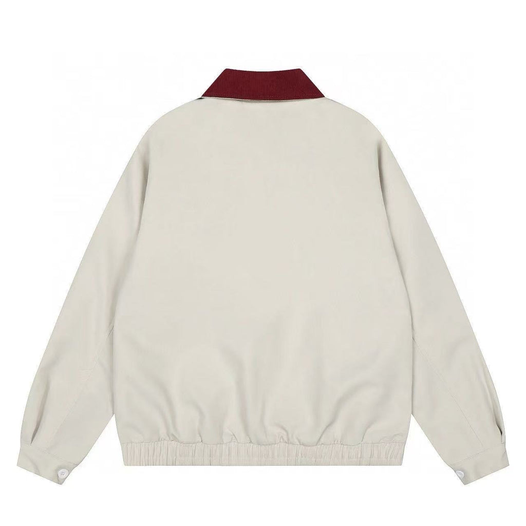 RALPH LAUREN RED COLLAR WINDBREAKER