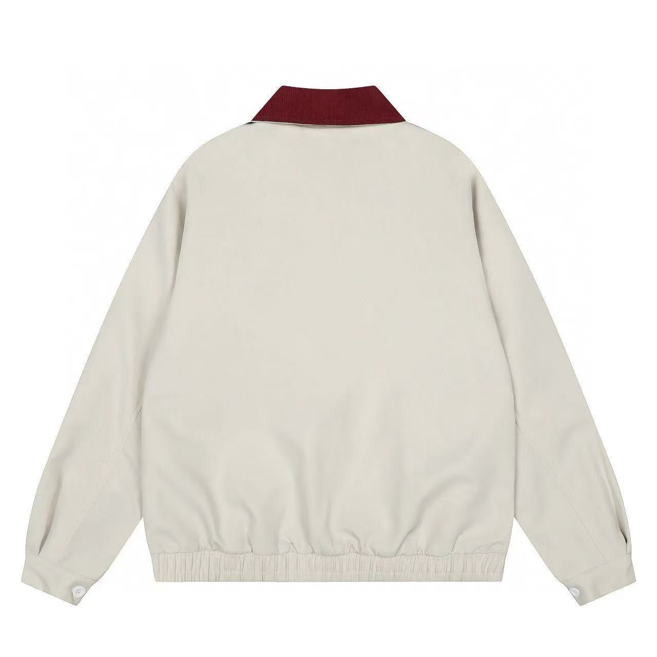 RALPH LAUREN RED COLLAR WINDBREAKER