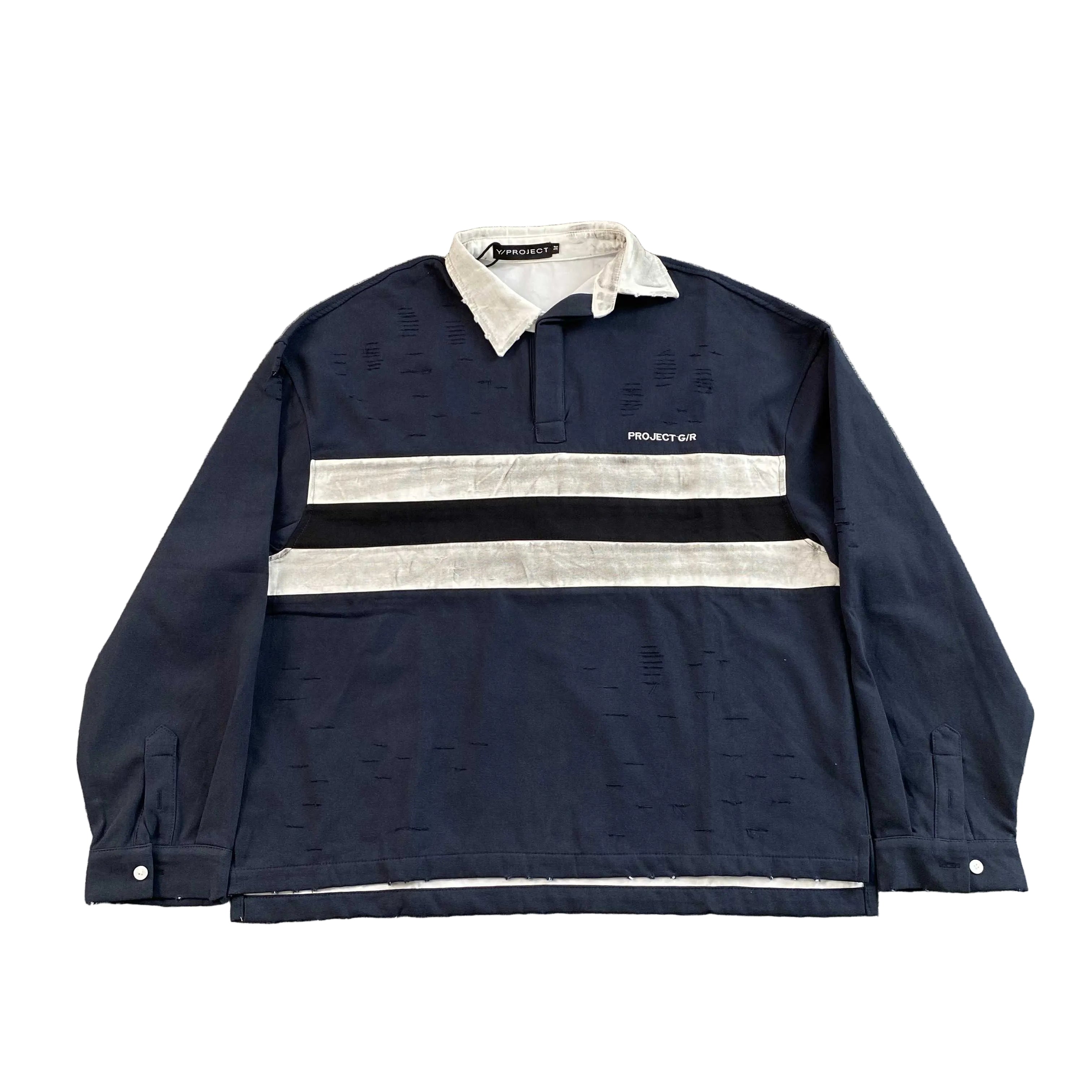 Project G/R Distressed Rugby Top