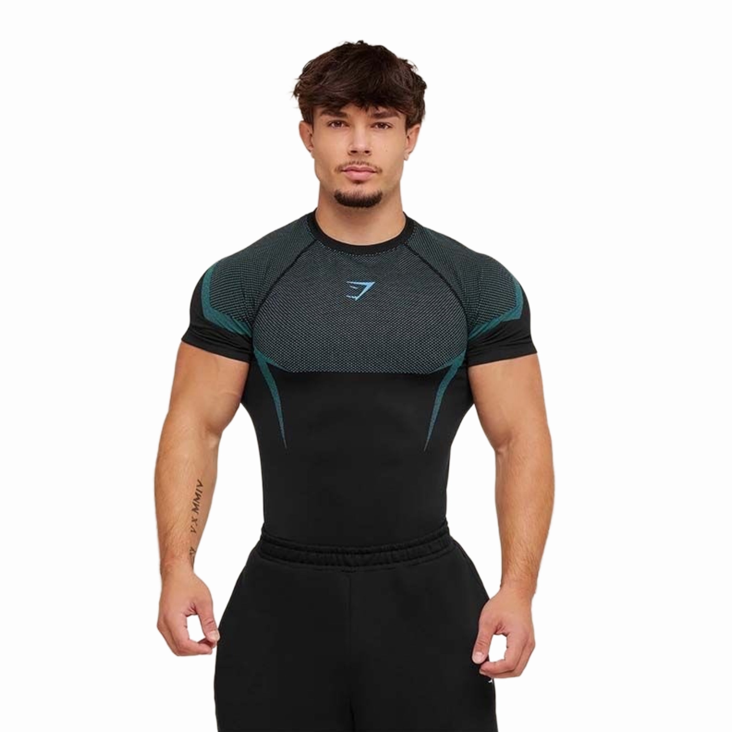 GYMSHARK ONYX V5 COMPRESSION T-SHIRT