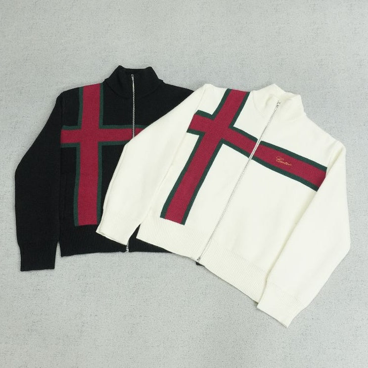 CORTEIZ LUX KNIT ZIP UP TOP