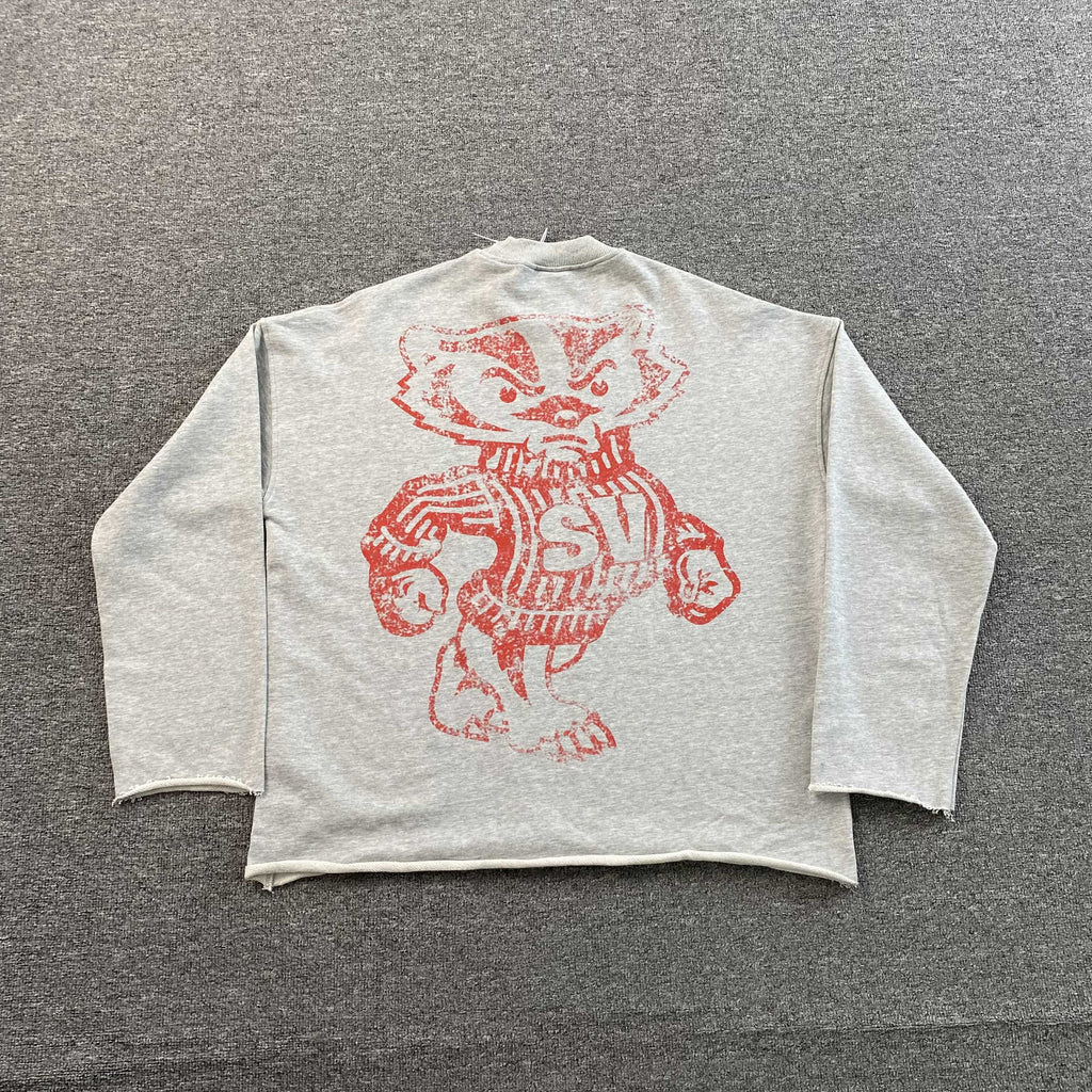 SAINT VANITY BADGERS CREWNECK T SHIRT