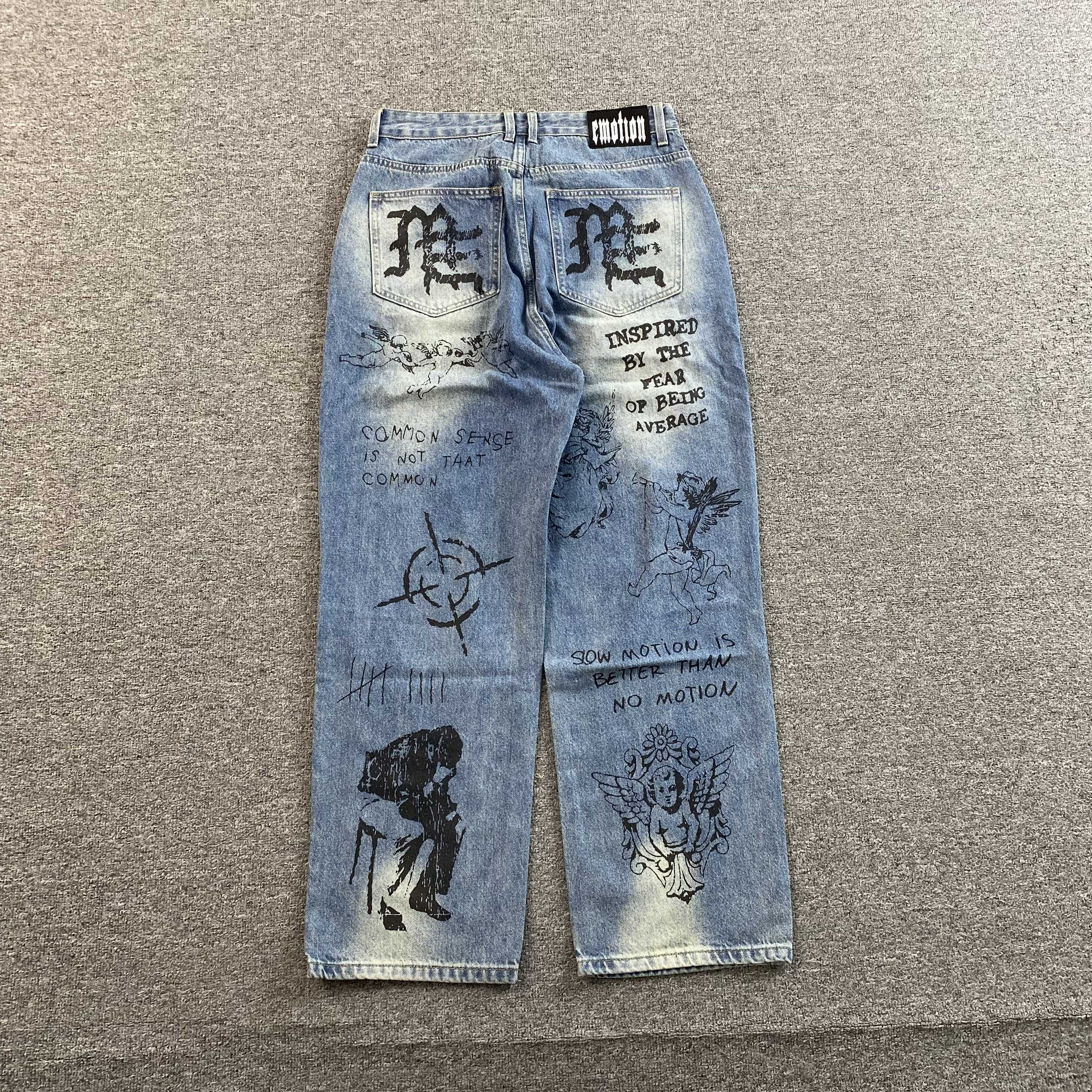 MIXED EMOTIONS CANVAS DENIMS