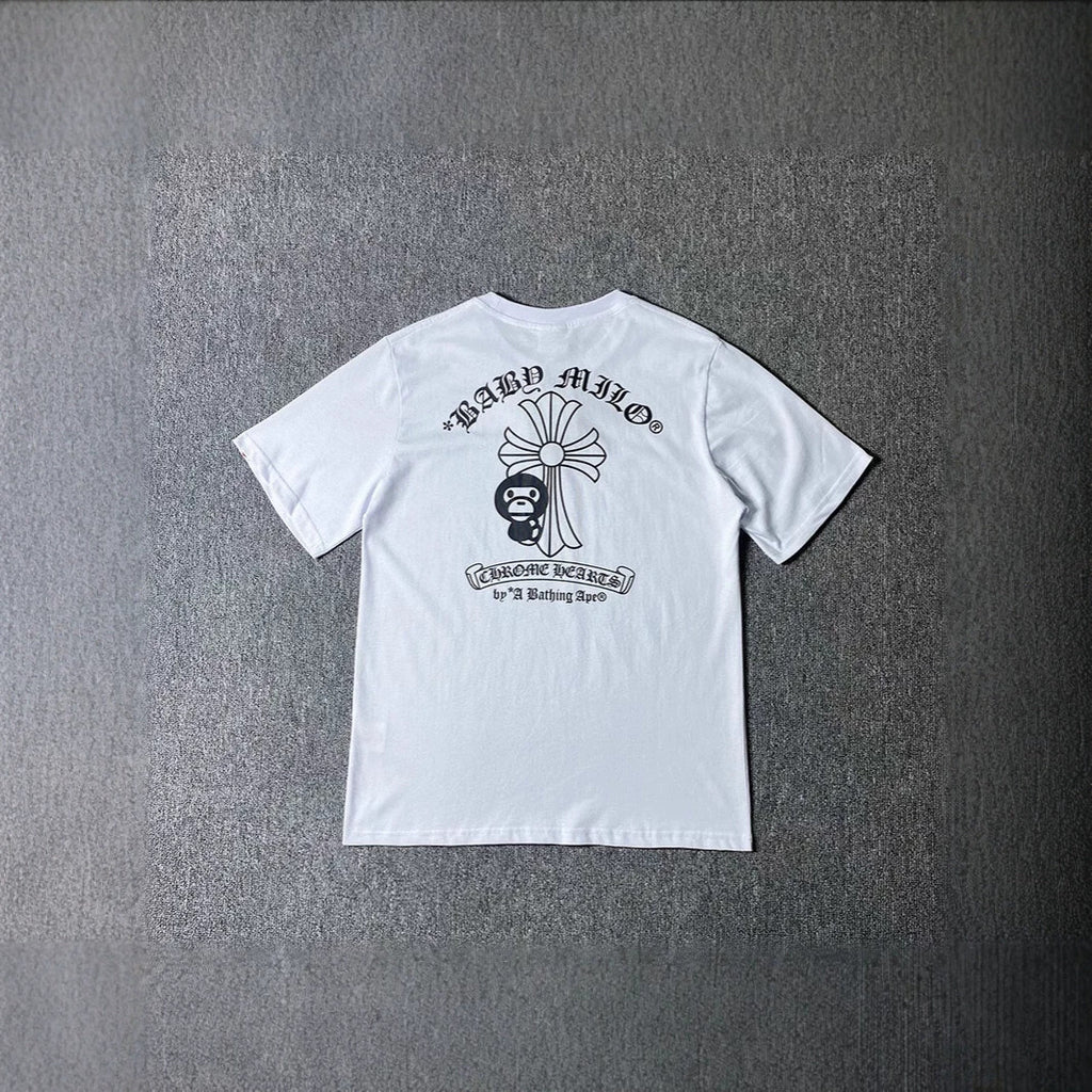 CHROME HEARTS X BAPE BABY MILO T SHIRT