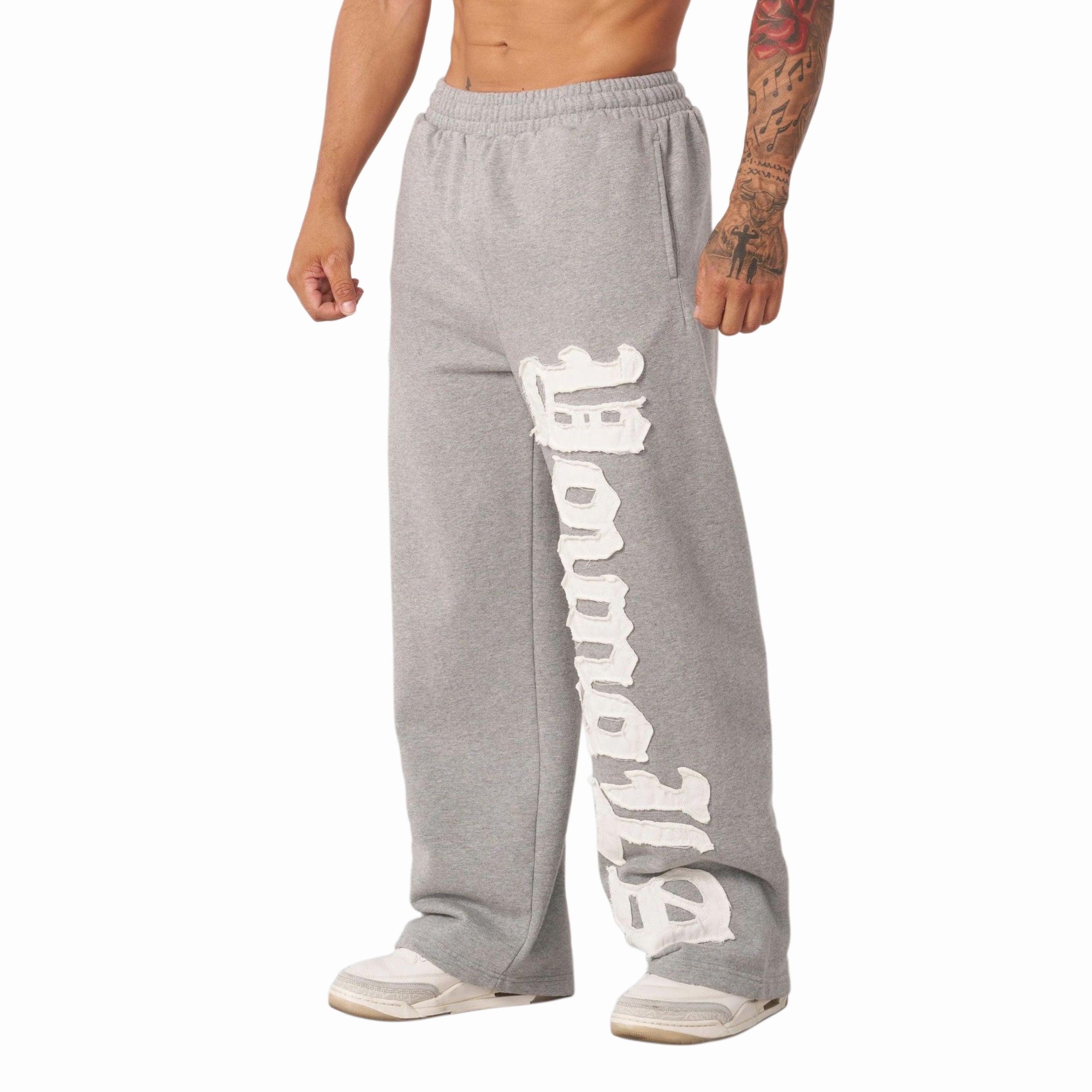 YOUNGLA BIG PATCH SWEATS