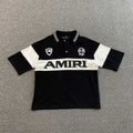AMIRI SPORT OVERSIZED POLO T SHIRT