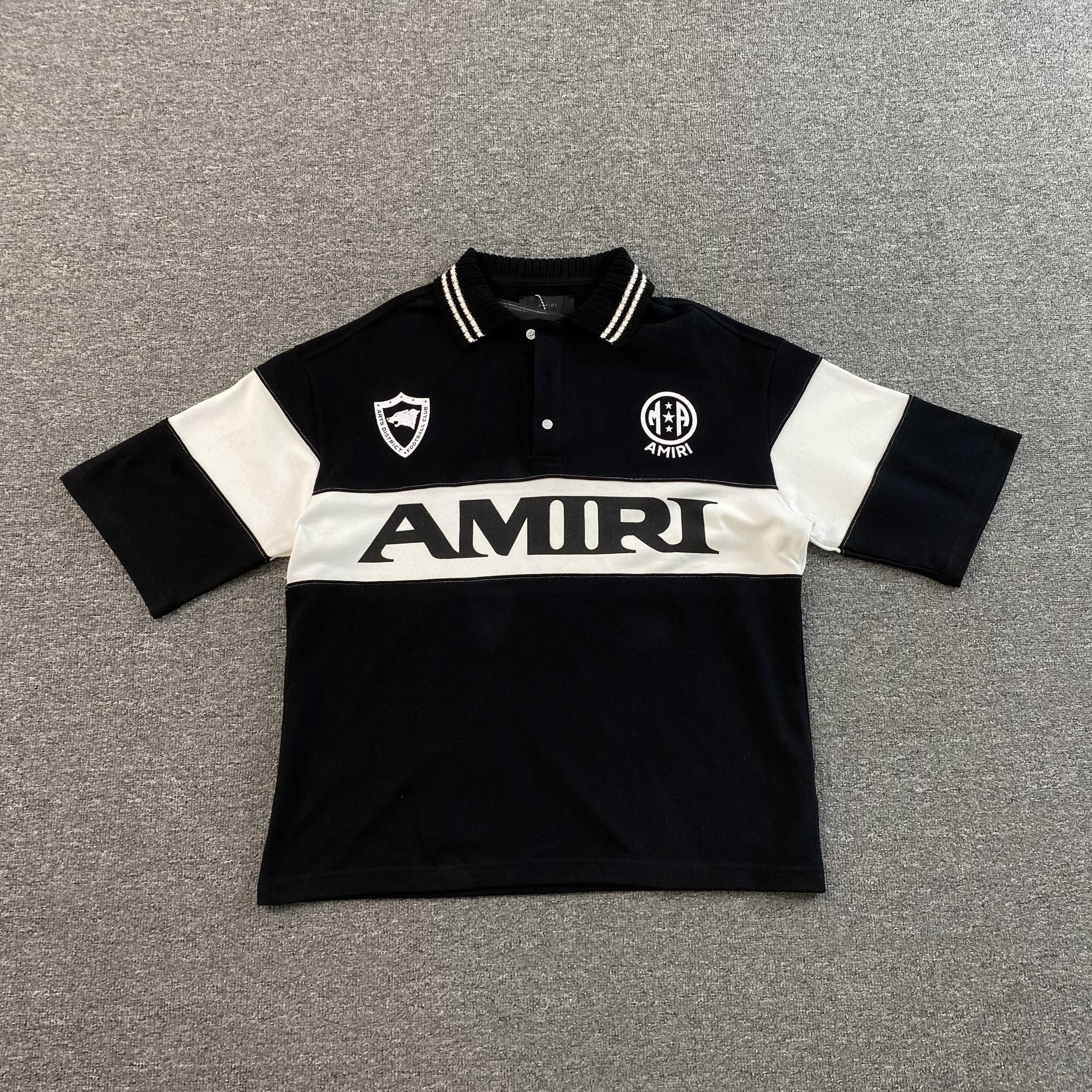AMIRI SPORT OVERSIZED POLO T SHIRT