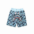 BAPE CAMO SHARK SWEAT SHORTS