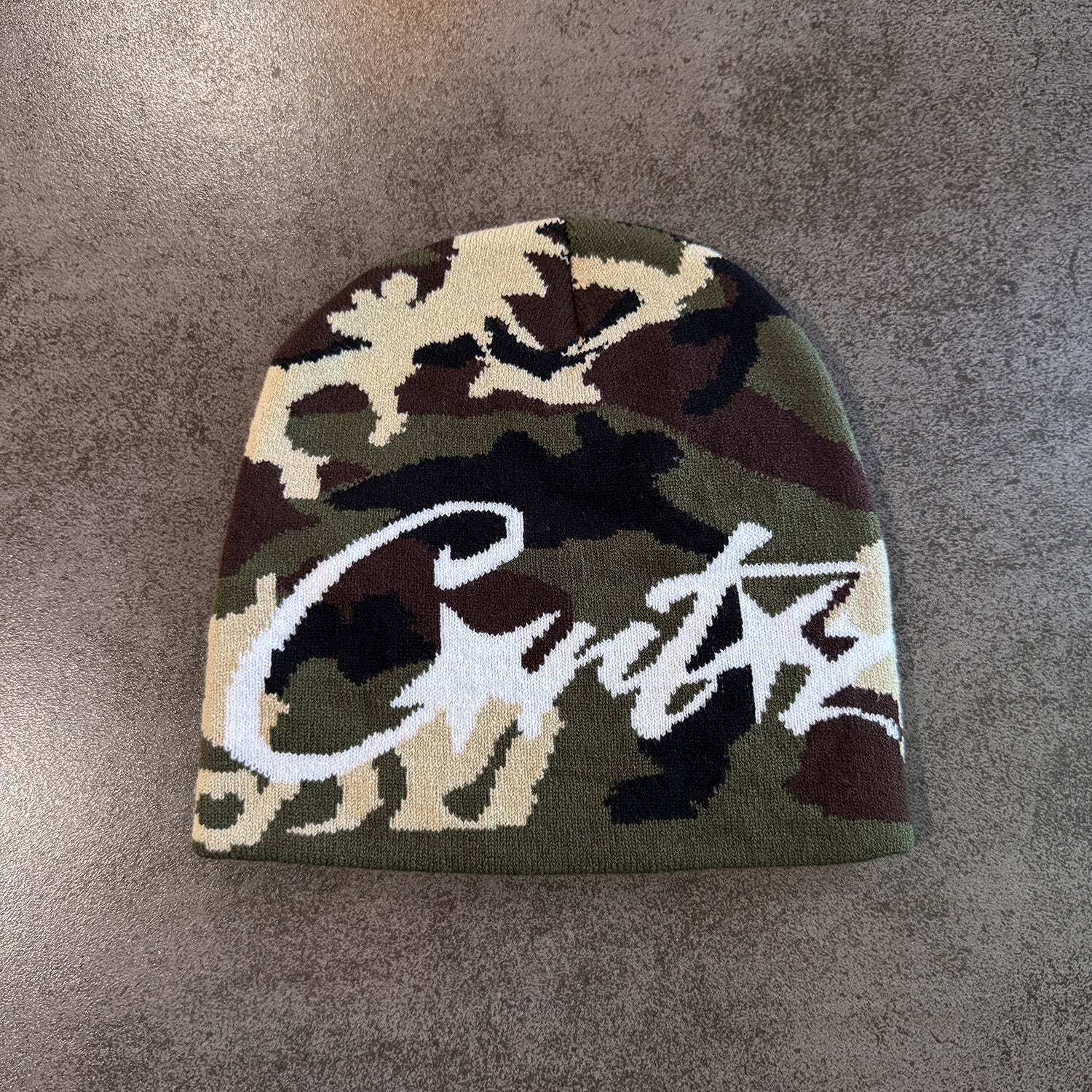 CORTEIZ CAMOUFLAGE KNIT BEANIE