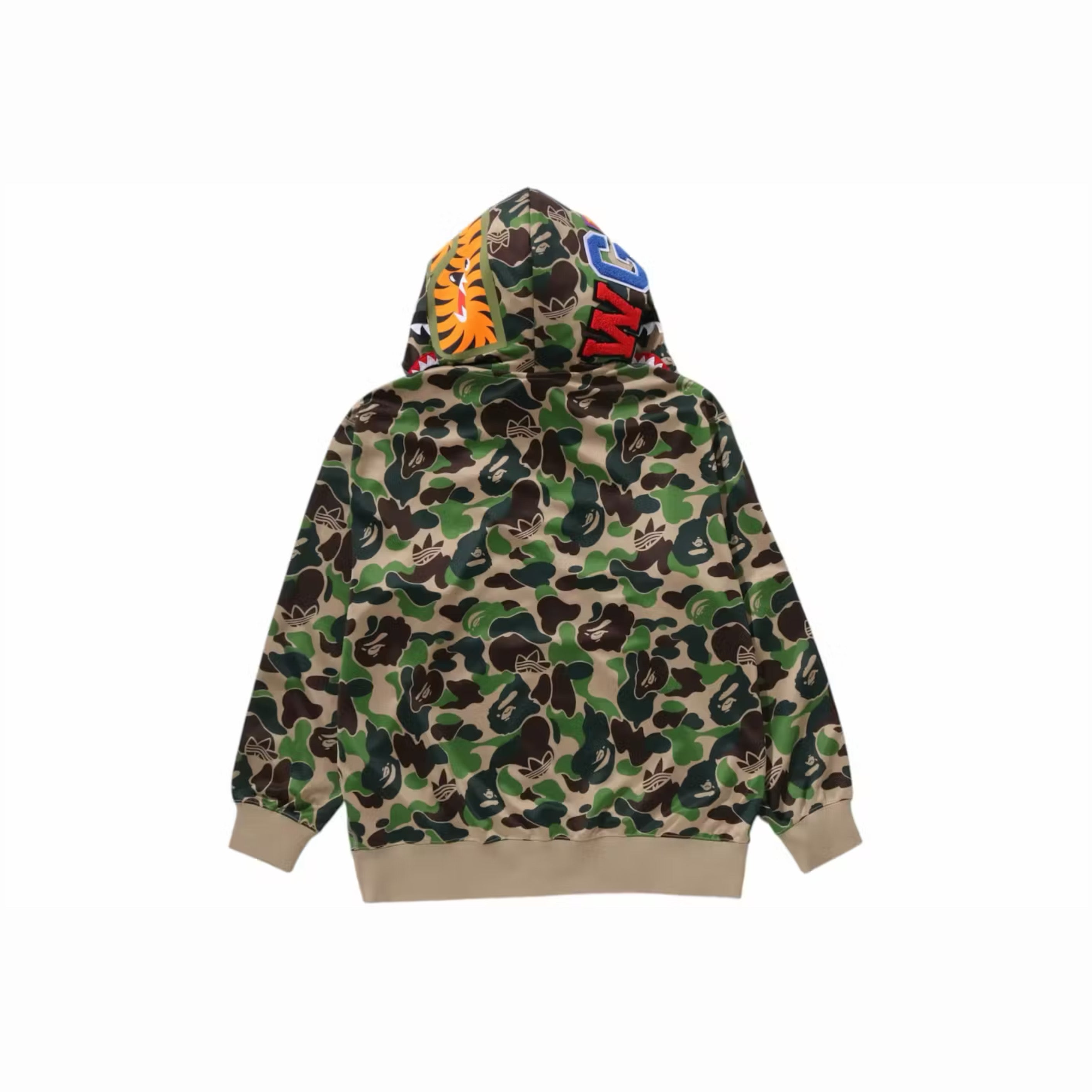 adidas x BAPE Relaxed Fit Track Camo Shark Full Zip Hoodie