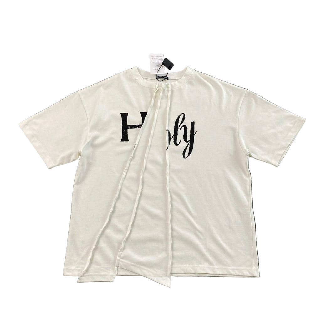 ANN DEMEULEMEESTER Asymmetrical T-shirt