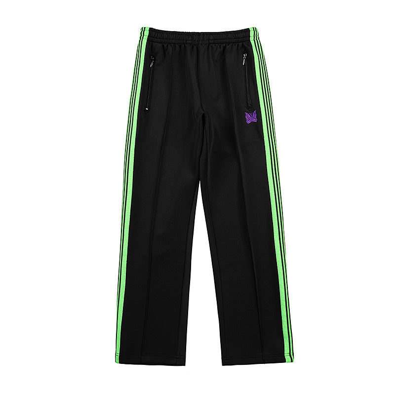 NEEDLES VELOUR NARROW TRACK PANTS