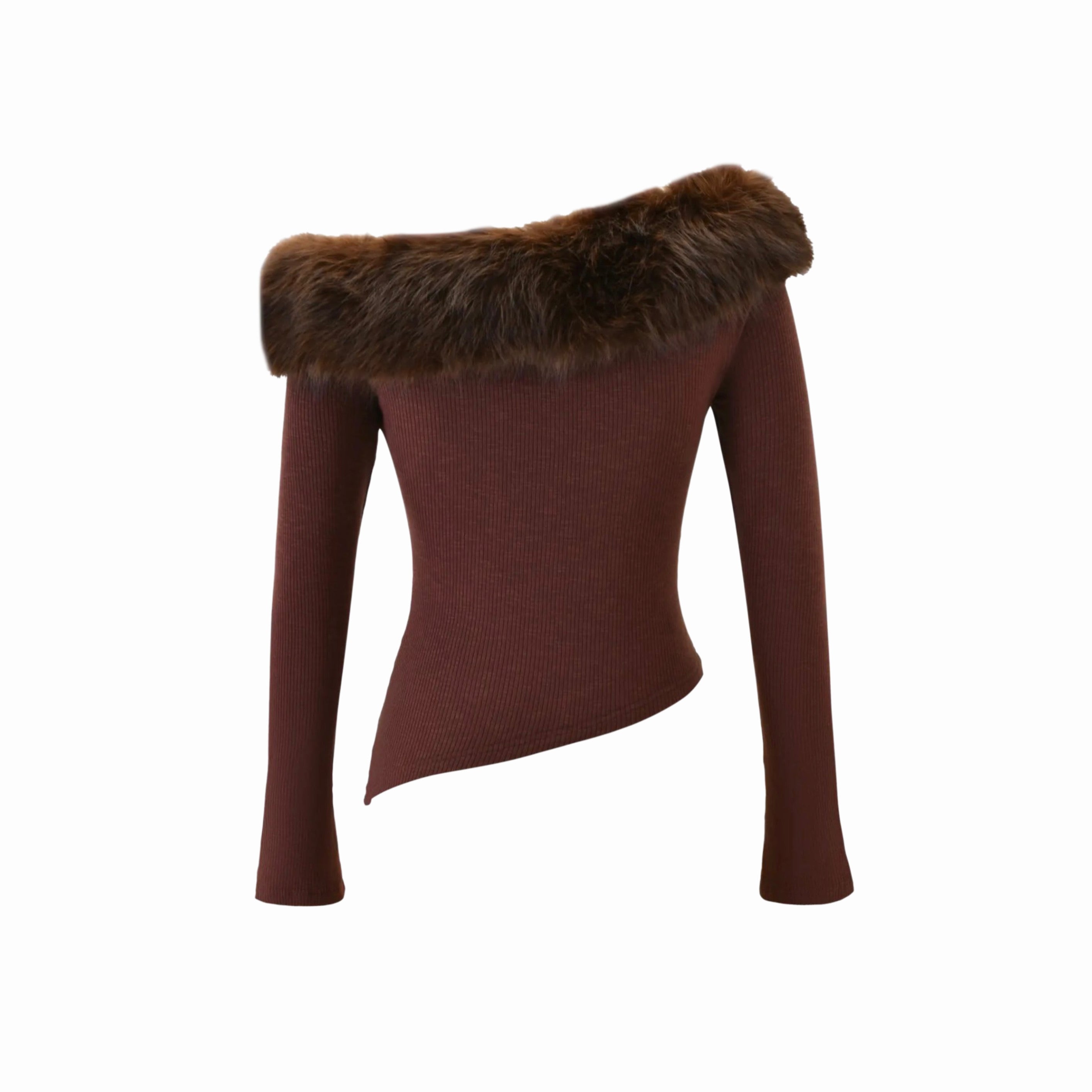 I AM GIA CECILY DETACHABLE FUR TOP