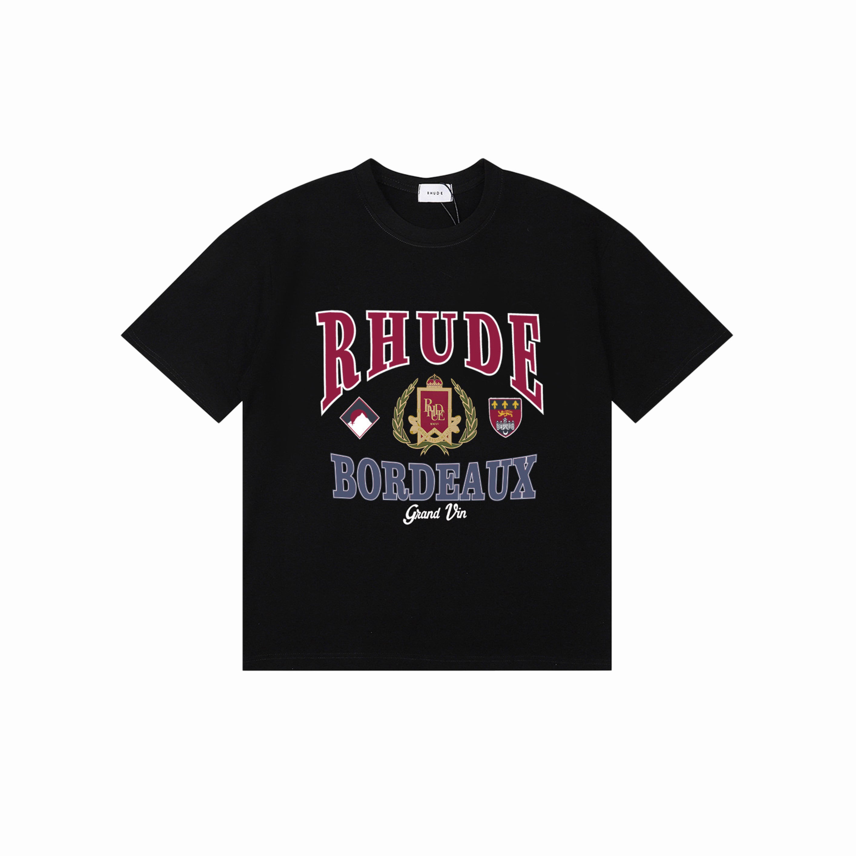 RHUDE BORDEAUX T-SHIRT