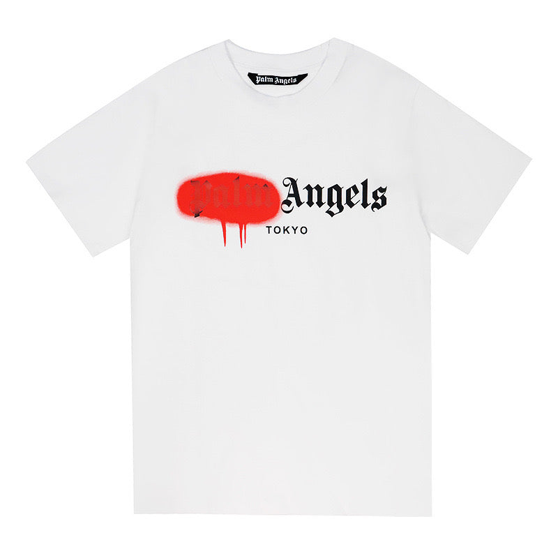 PALM ANGELS SPRAYED LOGO T SHIRT