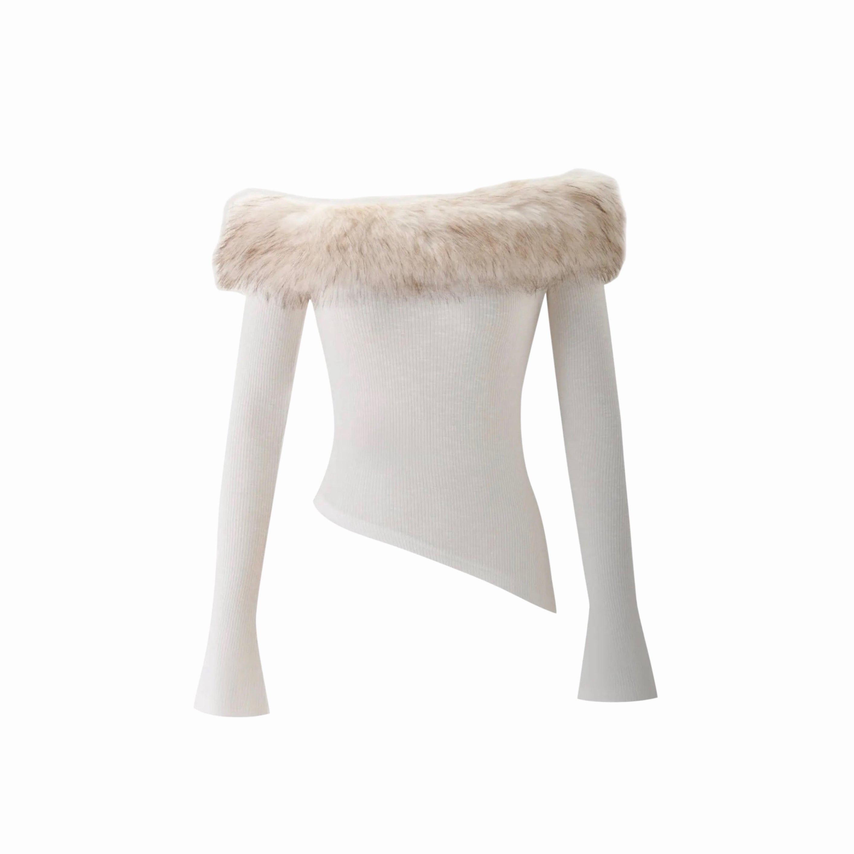 I AM GIA CECILY DETACHABLE FUR TOP