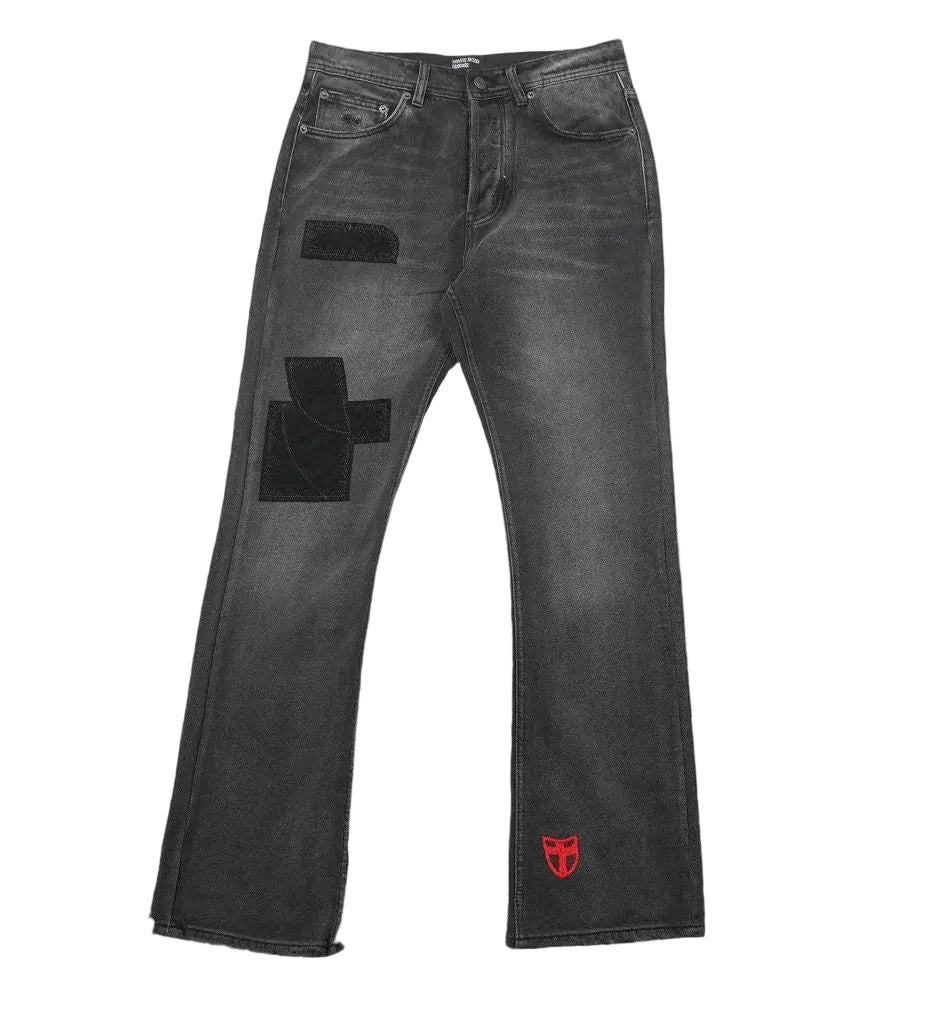 Enfant Riches Déprimés Patchwork Flared Denims
